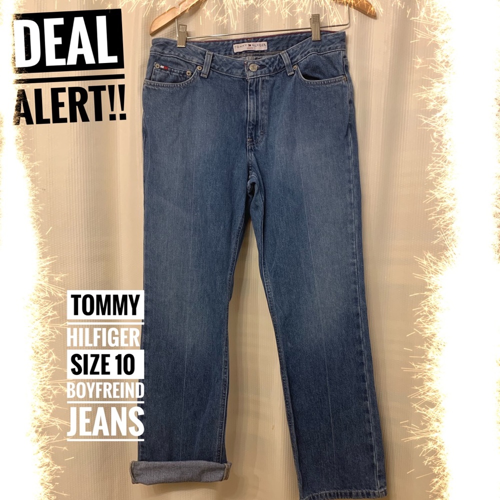 ✅Tommy Hilfiger High Rise Strait fit Jeans